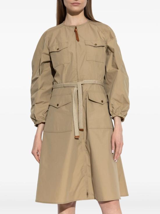 26SS 몽클레어 미디 원피스 L10932G0000859866202 BEIGE - MONCLER