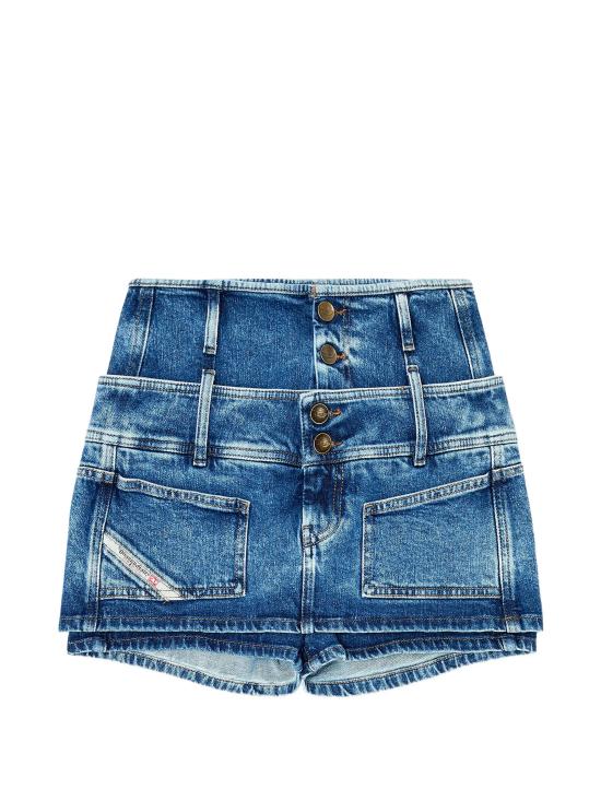 26FW 디젤 데님 숏팬츠 A23281007EU01 BLU