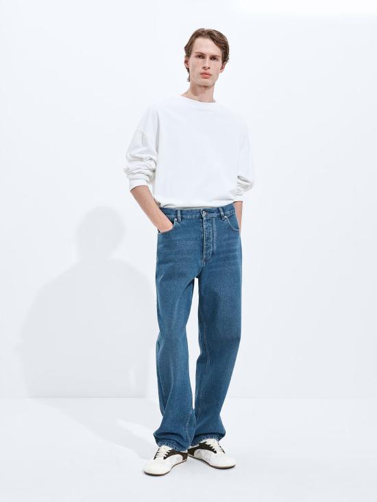 26SS 보테가베네타 스트레이트 팬츠 859749V69P04300 BLUE