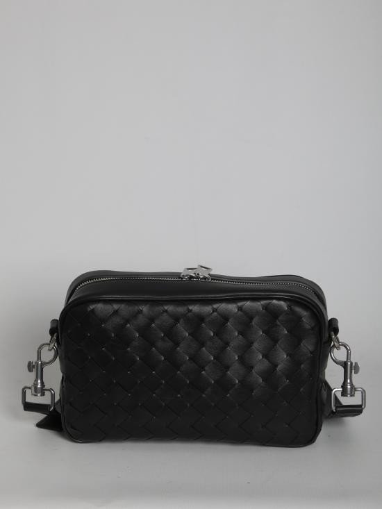 26SS 보테가베네타 인트레치아토 스몰 카메라백 755923V2HL18803 NERO - BOTTEGA VENETA