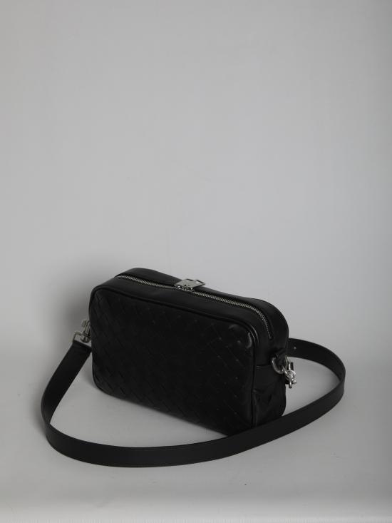 26SS 보테가베네타 인트레치아토 스몰 카메라백 755923V2HL18803 NERO - BOTTEGA VENETA