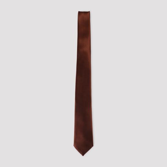 26SS 생로랑 넥타이 8583553Y0116300 ROSSO - SAINT LAURENT