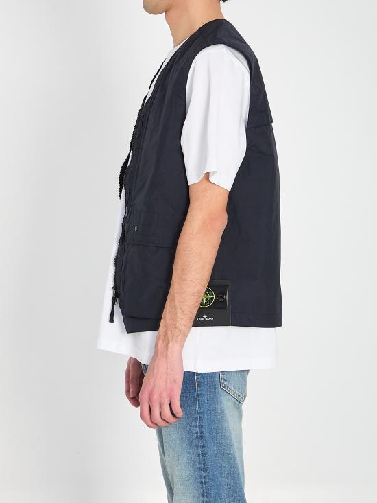 26SS 스톤 아일랜드 베스트 L1S15G100005S0354V0020 BLUE - STONE ISLAND