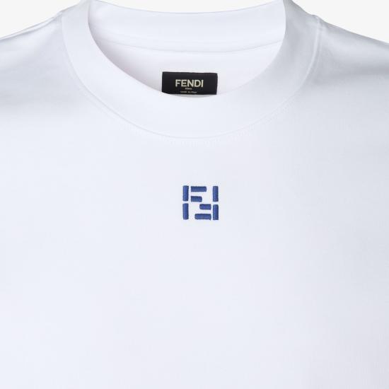 26SS 펜디 코튼 티셔츠 FY0936AY0HF0QA0 BIANCO - FENDI