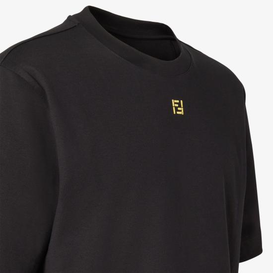 26SS 펜디 코튼 티셔츠 FY0936AY0HF0QA1 NERO - FENDI
