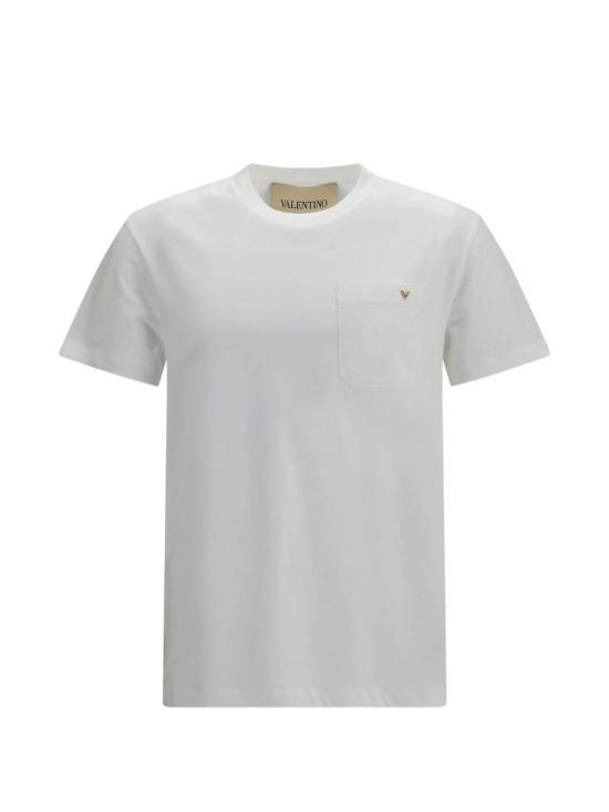 26FW 발렌티노 가라바니 반팔 티셔츠 9V3MG10VBGR0BO BIANCO