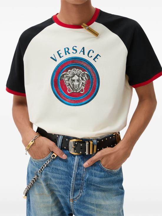 26FW 베르사체 반팔 티셔츠 10255991A185022W0K0 BIANCO - VERSACE