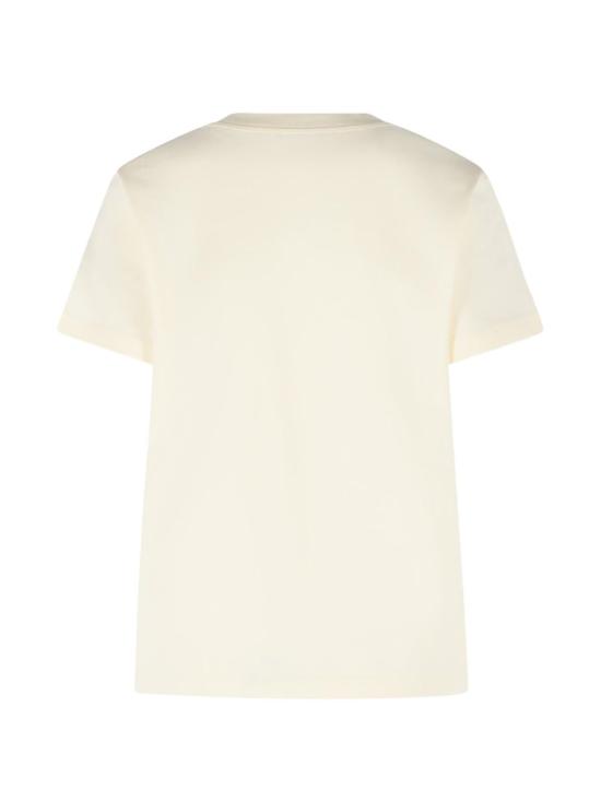 26SS 몽클레어 자수 로고 코튼 티셔츠 L10938C0003089AUO034 WHITE - MONCLER