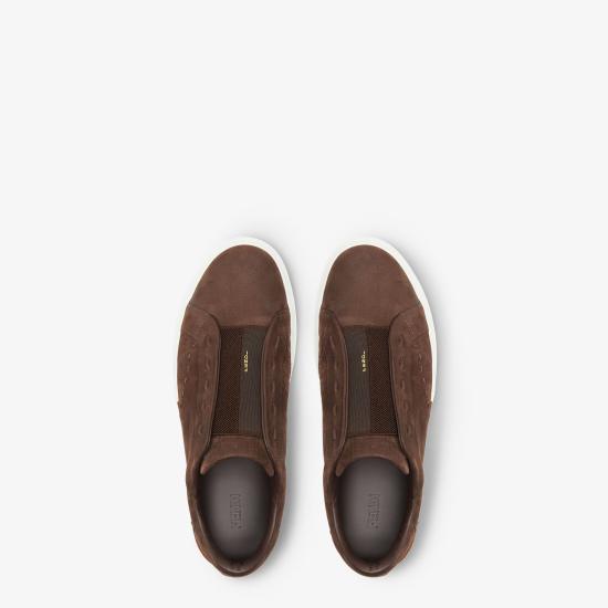 26FW 펜디 스니커즈 7E1937AY1XF1WPI Brown - FENDI