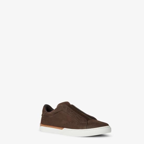 26FW 펜디 스니커즈 7E1937AY1XF1WPI Brown - FENDI
