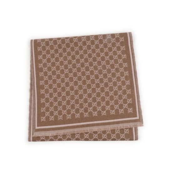 26FW 구찌 GG 울 스카프 8390353GAMQ2572 Brown