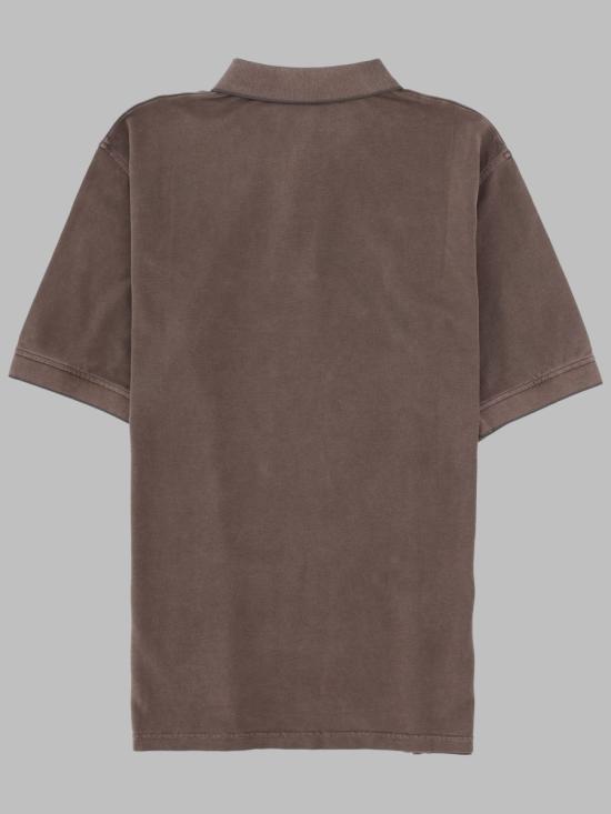 26FW 에르노 로고 폴로 티셔츠 JPL00134U 540068800 DARK BROWN - HERNO