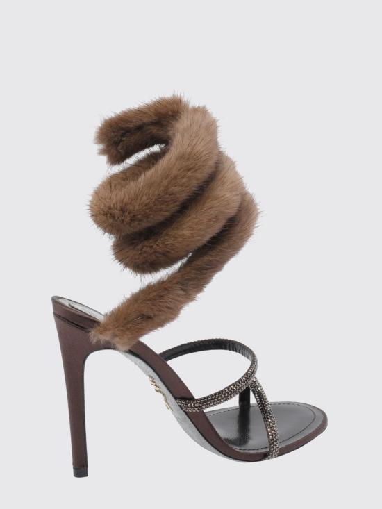 26FW 르네 카오빌라 힐/펌프스 C12646105RS06 X920 Brown - RENE CAOVILLA