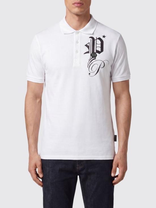 26SS 필립 플레인 폴로 티셔츠 SADCMTK6882PTE003N 01 White