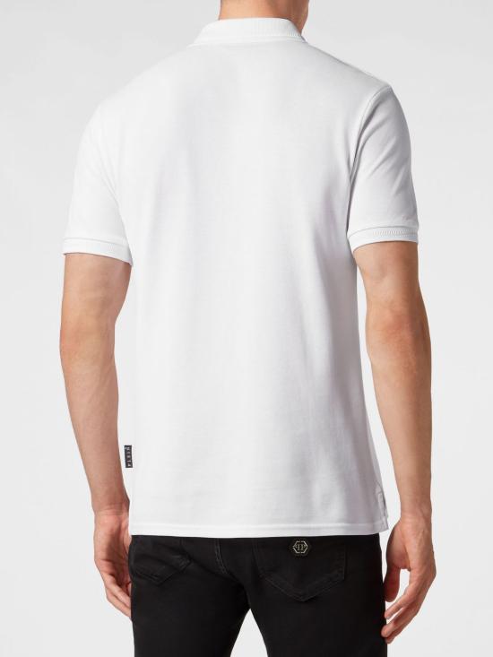 26SS 필립 플레인 폴로 티셔츠 SADCMTK6882PTE003N 01 White - PHILIPP PLEIN