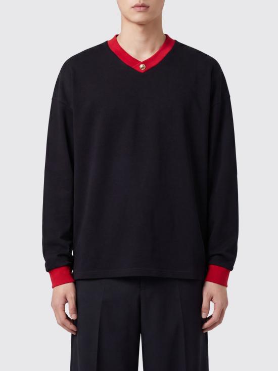 26SS 베르사체 반팔 티셔츠 10245871A17894 2BQ30 Black