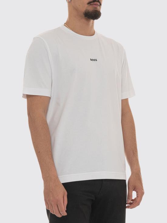 26SS 보스 반팔 티셔츠 50473278 100 White - BOSS