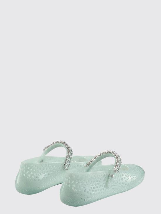 26FW 지미추 플랫 슈즈 THEJELLYNTX LIGHT VERDE Green - JIMMY CHOO