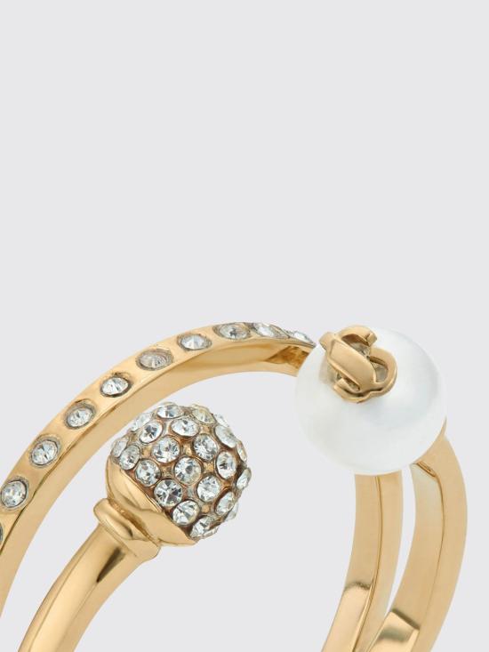 26FW 지미추 보석 JCDOUBLERINGAKK GOLD CRYSTAL - JIMMY CHOO