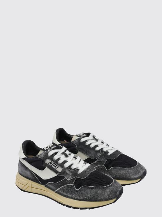 26FW 오트리 릴윈드 로우 나일론 스웨이드 스니커즈 WWLM GQ07 Black - AUTRY