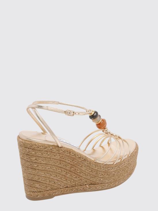 26FW 지미추 샌들 LEMIWEDGE100IPR GOLD MIX - JIMMY CHOO