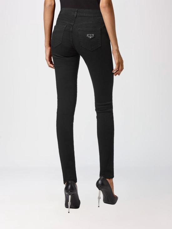 25FW 필립 플레인 데님 팬츠 AAACWDT1790PDE004N 02LC Black - PHILIPP PLEIN