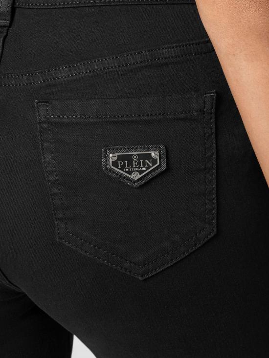 25FW 필립 플레인 데님 팬츠 AAACWDT1789PDE004N 02LC Black - PHILIPP PLEIN