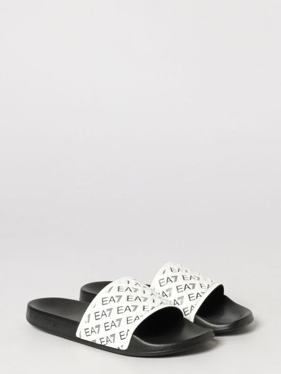 26SS 엠포리오 아르마니 뮬/슬리퍼 7X000109AF15125 F0043 White - EMPORIO ARMANI