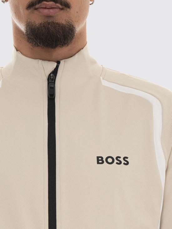 26SS 보스 긴팔 티셔츠 50554402 272 Beige - BOSS