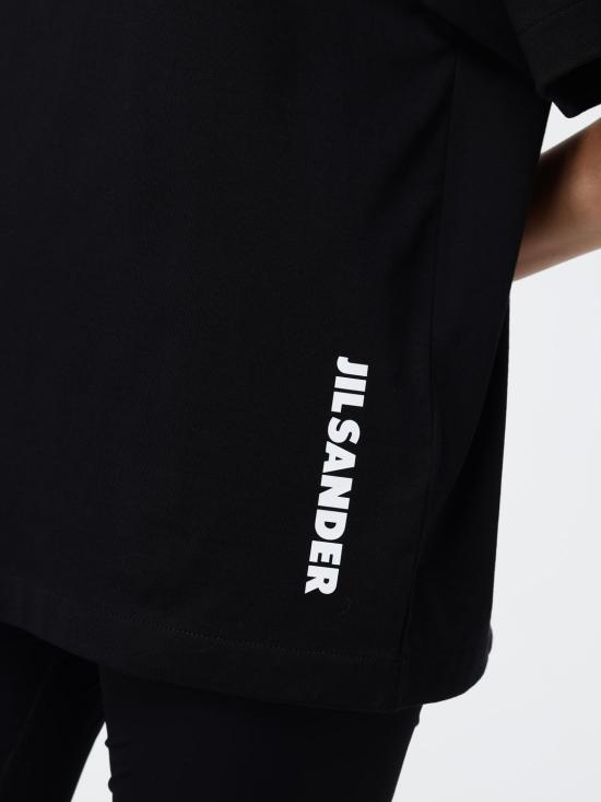 26FW 질샌더 반팔 티셔츠 J02GC0173J20348 001 Black - JIL SANDER