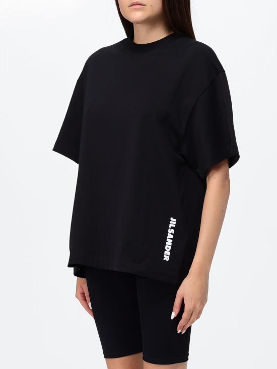 26FW 질샌더 반팔 티셔츠 J02GC0173J20348 001 Black - JIL SANDER