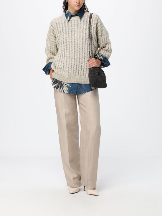 26SS 브루넬로 쿠치넬리 스웨터 MC0559710 C8925 Beige - BRUNELLO CUCINELLI