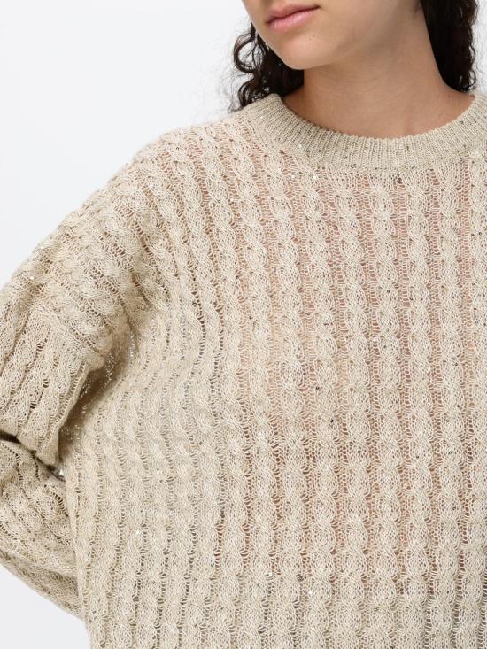 26SS 브루넬로 쿠치넬리 스웨터 MC0559710 C8925 Beige - BRUNELLO CUCINELLI