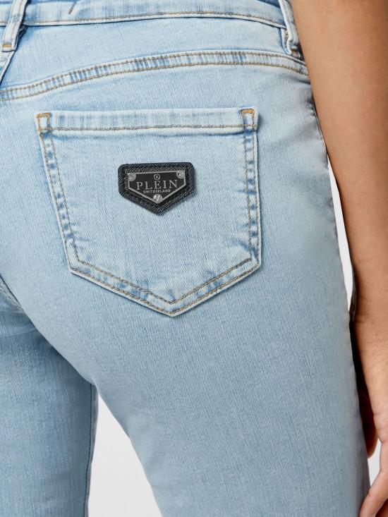 25FW 필립 플레인 데님 팬츠 AAACWDT1790PDE004N 07CI Sky Blue - PHILIPP PLEIN