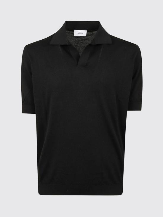 26SS 라르디니 폴로 티셔츠 CNLPMC102CN6402 999 Black - LARDINI