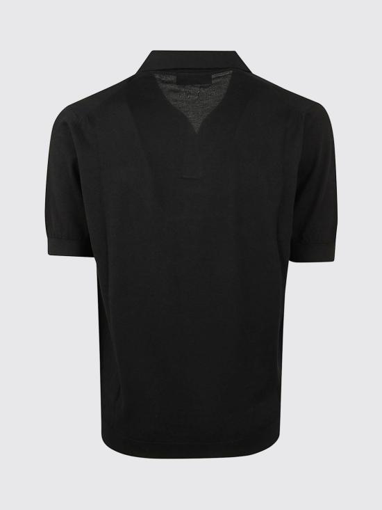 26SS 라르디니 폴로 티셔츠 CNLPMC102CN6402 999 Black - LARDINI
