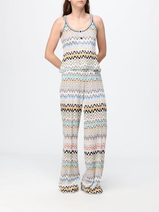 26SS 미소니 팔라초 팬츠 DS26SI09BR015B SMSNN Multicolor - MISSONI