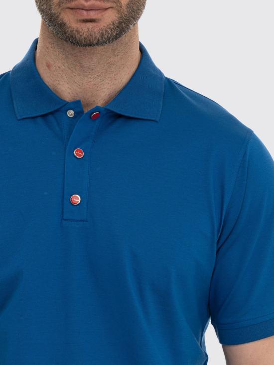 26SS 키톤 폴로 티셔츠 UMK1090 K192 Blue 1 - KITON