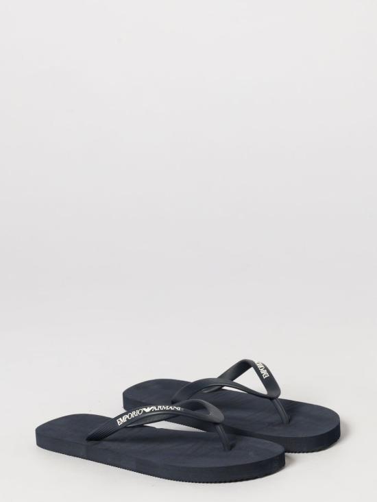 26SS 엠포리오 아르마니 뮬/슬리퍼 EX000041AF22188 MC001 Black - EMPORIO ARMANI