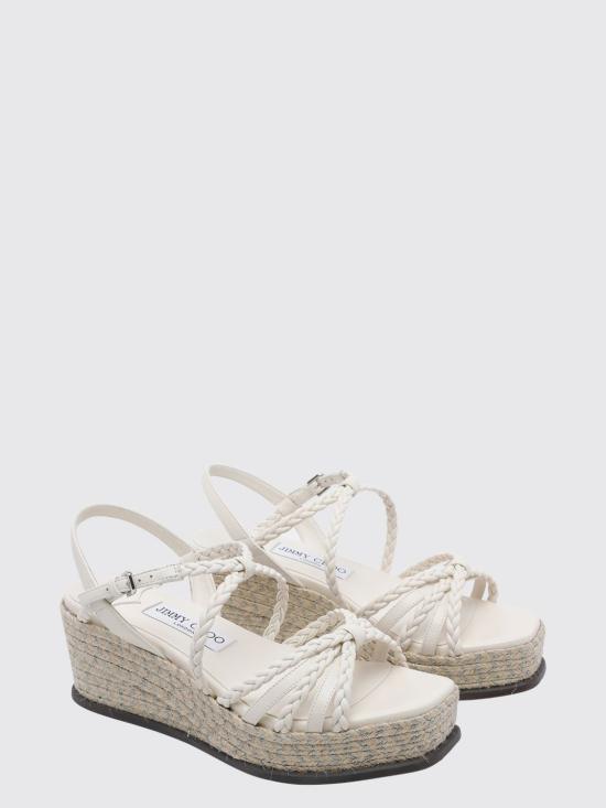 26FW 지미추 샌들 NYRA60ZKQ LATTE NATURAL White - JIMMY CHOO