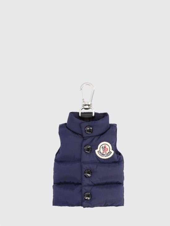 26SS 몽클레어 패치로고 패딩 공용 키링 6F00002M7726 772 Blue