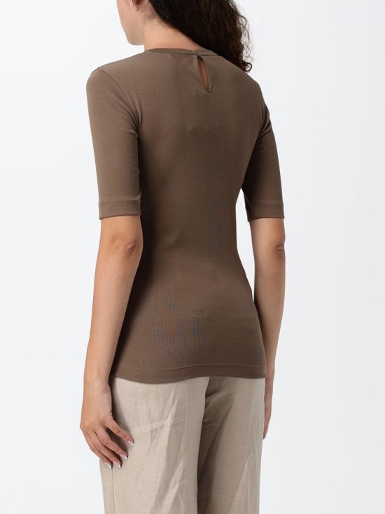 26FW 브루넬로 쿠치넬리 코튼 티셔츠 M0TC8BJ310 C8705 Brown - BRUNELLO CUCINELLI