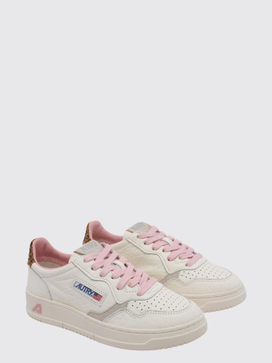 26FW 오트리 메달리스트 로우 레더 스니커즈 AULW NZ01 White - AUTRY