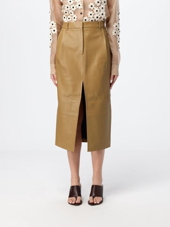 26SS 케이트 롱 스커트 41851012 980 Ocher