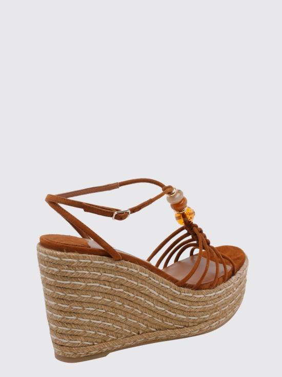 26FW 지미추 힐/펌프스 LEMIWEDGE100IPV TAN MIX Brown - JIMMY CHOO