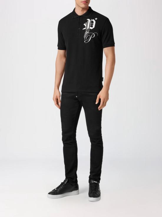 26SS 필립 플레인 폴로 티셔츠 SADCMTK6882PTE003N 02 Black - PHILIPP PLEIN