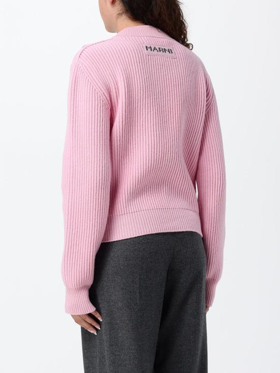 26FW 마르니 스웨터 CVMD0169A0UFZ414 00C14 Pink - MARNI