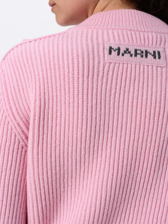 26FW 마르니 스웨터 CVMD0169A0UFZ414 00C14 Pink - MARNI