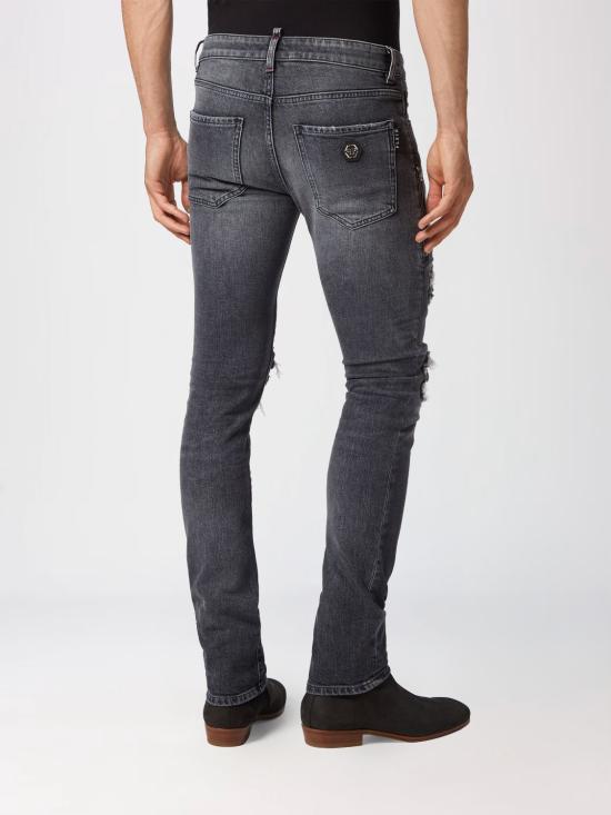 26SS 필립 플레인 데님 팬츠 SADCMDT3703PDE004N 10VE Grey - PHILIPP PLEIN