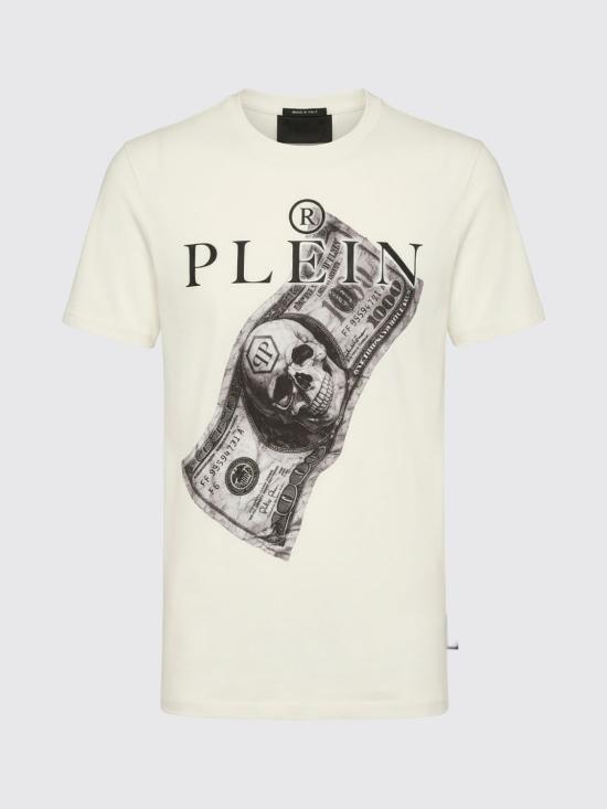 26SS 필립 플레인 반팔 티셔츠 UAFCMTK9368PJY002N 01 White - PHILIPP PLEIN